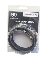 Spartacus Bondage Restraint Oil-Tanned Leather Adjustable Collar for Comfortable BDSM Play
