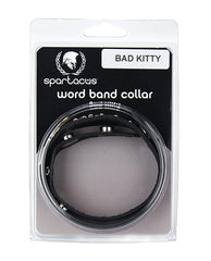 Spartacus Leather Collar Adjustable Oil-Tanned Handmade Durable for BDSM and Restraint Play