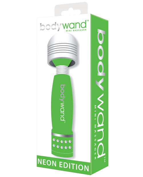 Bodywand Massage Product Neon Green Mini Soft-Touch Finish Splashproof Design for Comfortable Targeted Relief