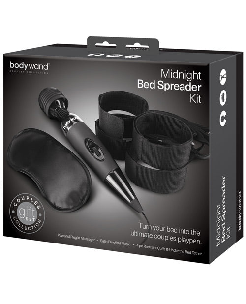 Bodywand Massage Products Couples Bedroom Play Kit Restraint Cuffs Satin Blindfold for Sensual Intimate Massage
