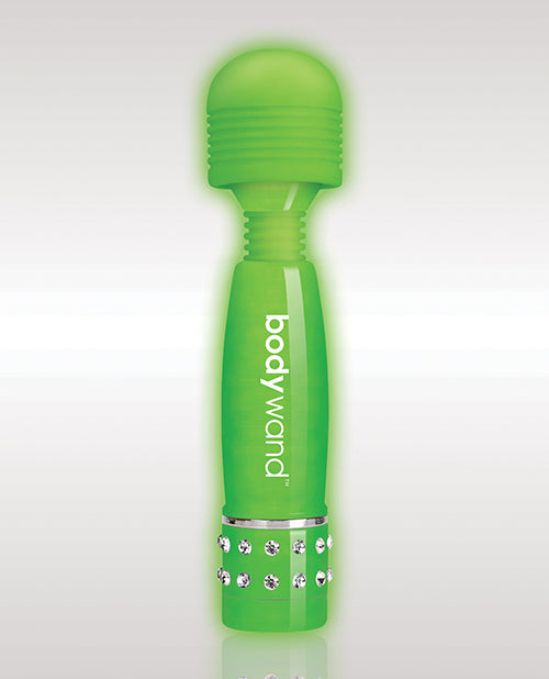 Bodywand Mini Green Glow in the Dark Massager with Flexible Neck