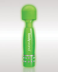 Bodywand Mini Green Glow in the Dark Massager with Flexible Neck