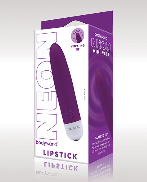 Bodywand Mini Lipstick Vibrator with Tapered Tip and USB Rechargeable Design for Discreet Stimulation