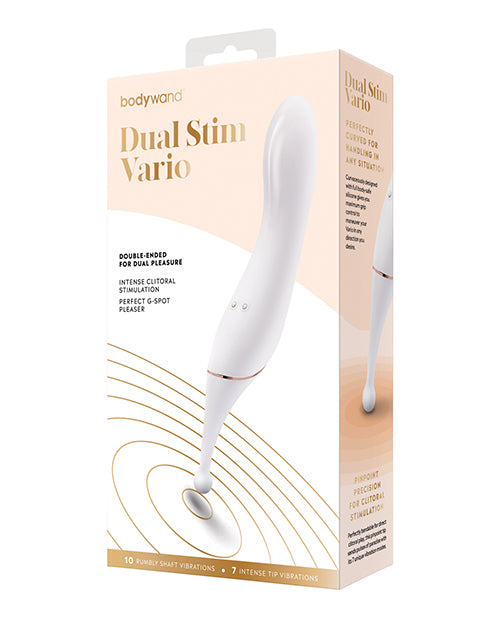 Bodywand Stimulator Dual-Ended Silicone Bendable Splash-Proof for Personalized Intimate Vibration