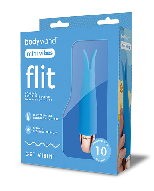 Bodywand Stimulator Mini Vibes Flit with 10 Vibration Patterns Splash-proof Design for Intense Clitoral Pleasure