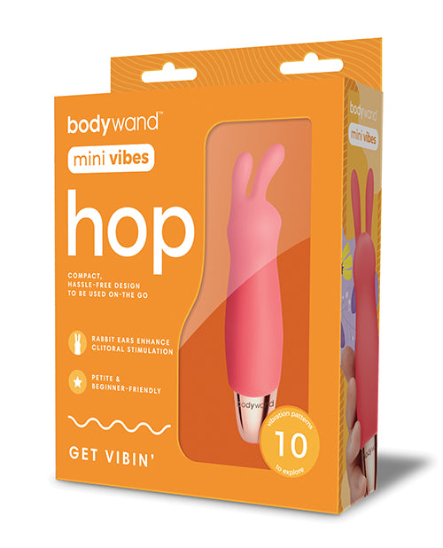 Bodywand Vibrator Mini Vibes Hop Rabbit Ears USB Rechargeable for Intense Clitoral Stimulation