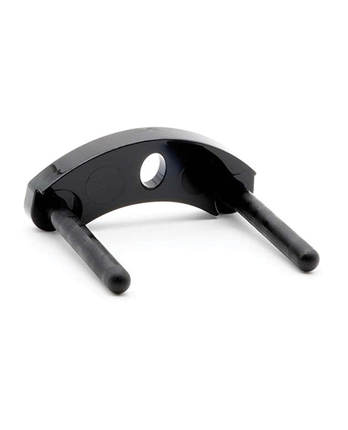CB-X Cock Cage Base #1 Black Replacement Part Durable Design for Secure Chastity Device Use