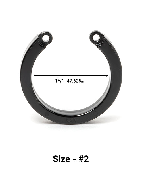 CB-X Bondage Chastity Device Black U-Ring Universal Fit Replacement for Secure Restraint