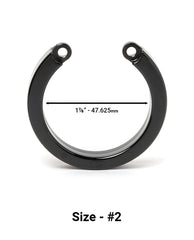 CB-X Bondage Chastity Device Black U-Ring Universal Fit Replacement for Secure Restraint