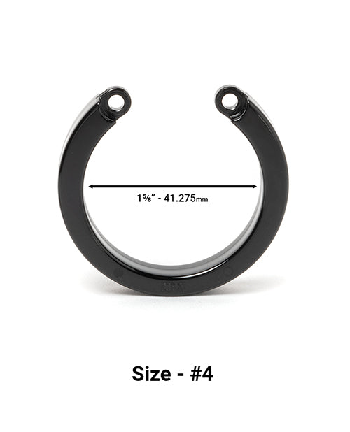CB-X Bondage U-Ring Replacement Black Universal Fit for Chastity Devices and Secure Restraint