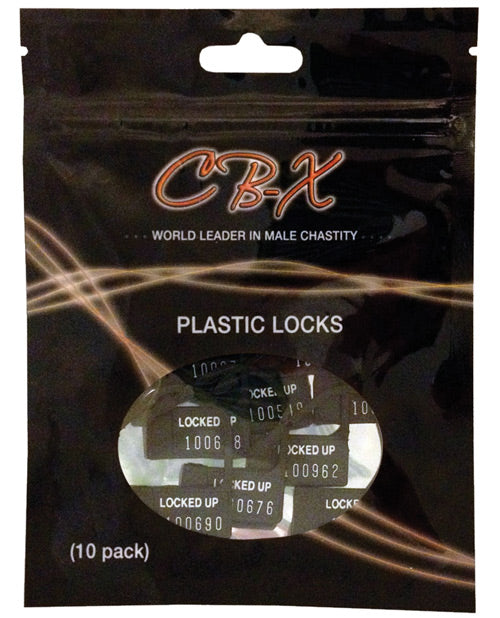 CB-X Plastic Cock Cage Locks TSA-Safe Individually Numbered for Secure Chastity Travel