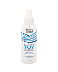 Before and After Toy Cleaner Antibacterial Fast-Acting Formula Paraben Free for Hygienic Accessory Care