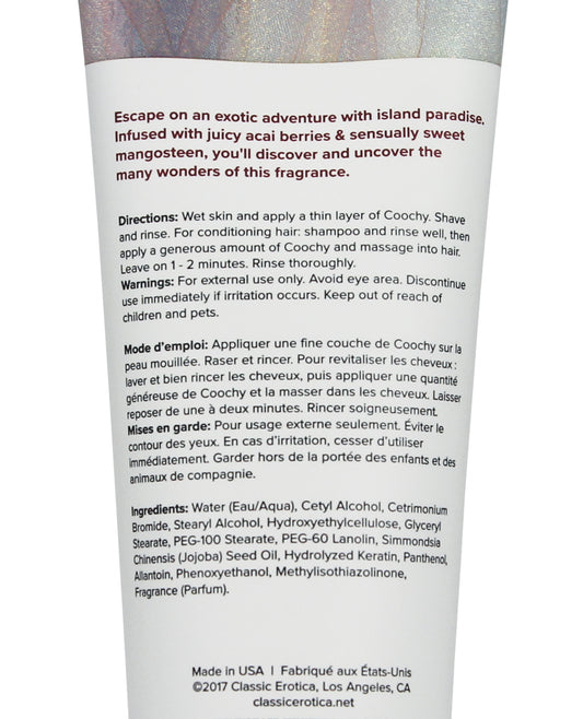 Island Paradise Moisturizing Shave Cream with Jojoba Oil - 7.2 oz