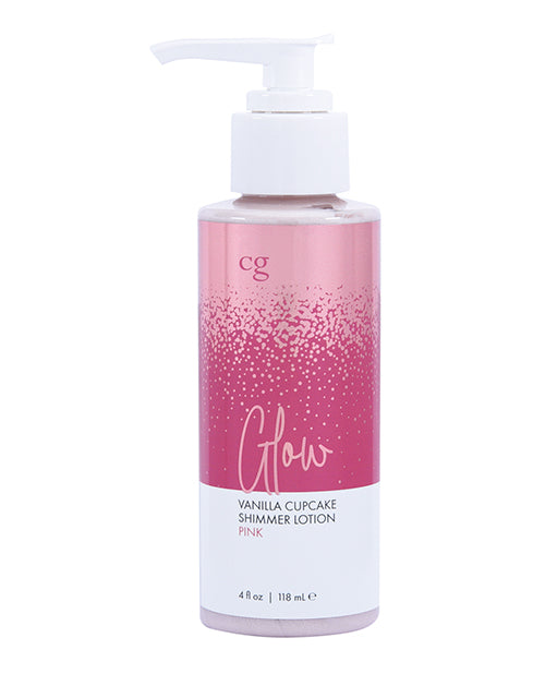 CGC Body & Bath Product Pink Cupcake Scent Shimmer Body Lotion for Radiant, Moisturized Skin