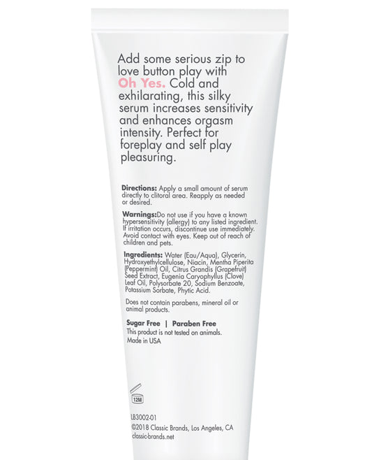 Clitoral Cooling Stimulant Serum with Sensation-Enhancing Formula