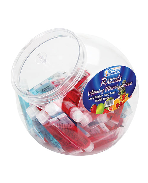 Razzels Lubricant Assorted Flavors Warming Sensation Sugar-Free for Enhanced Intimate Pleasure