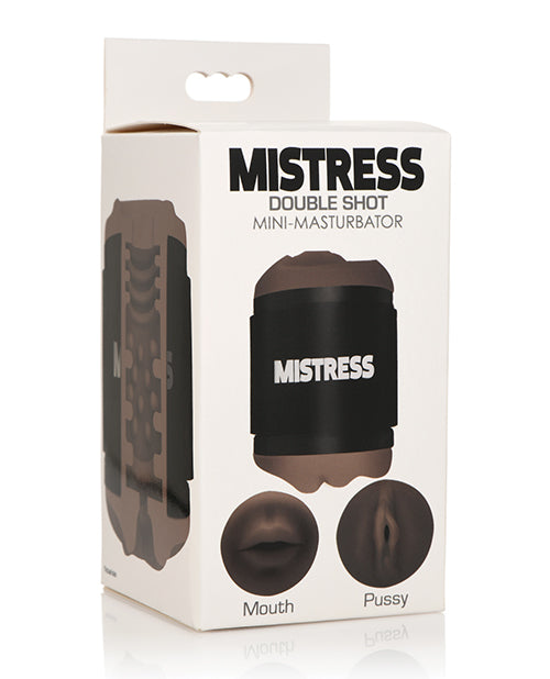 Mistress Mini Masturbator Dual Entry Ergonomic Design Bioskin TPE for Discreet Pleasure and Travel Use