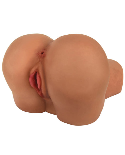 Curve Toys Mistress Realistic BioSkin Vibrating Anal Masturbator with Textured Tunnel