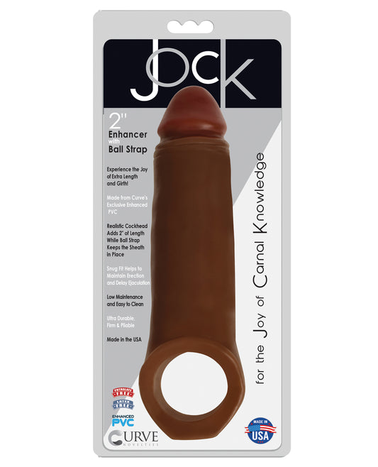 Jock Penis Extender with Realistic Cockhead and Secure Ball Strap for Enhanced Bedroom Confidence