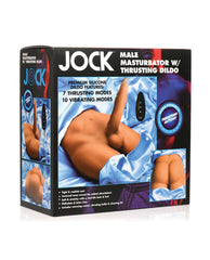 Curve Toys Jock Male Masturbator w/Thrusting Dildo