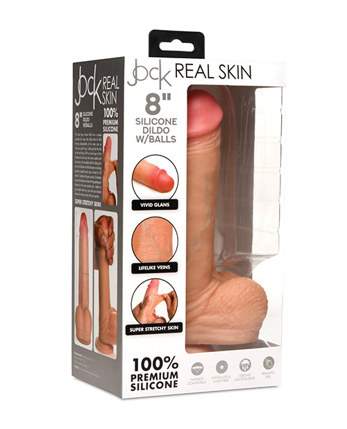 Jock Silicone Dildo with Realistic Detailing and Dual Density for Authentic Pleasure