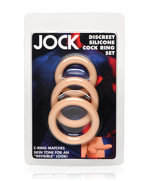 Curve Silicone Cock Ring Set Premium Silicone 3 Sizes Adjustable Fit for Penis Enhancement and Versatile Use