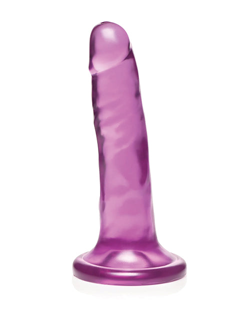 Curve Toys Lollicock 6" Slim Stick Dildo with See-Thru Grape Ice Design