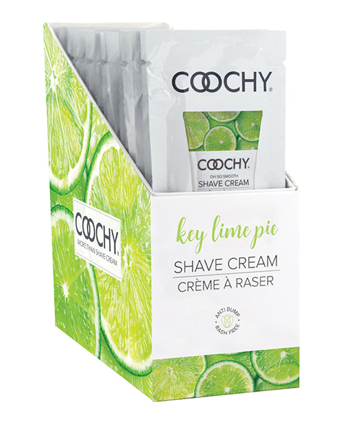 Coochy Shave Cream Key Lime Pie Scent with Citrus and Vanilla for Smooth, Bump-Free Shaving