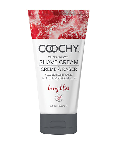 Coochy shave cream moisturizing body care anti-bump formula for silky smooth shaving