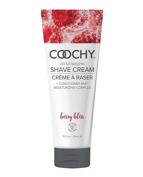 Coochy Shave Cream Body and Bath Product Berry Scent Moisturizing Formula for Smooth Shaving