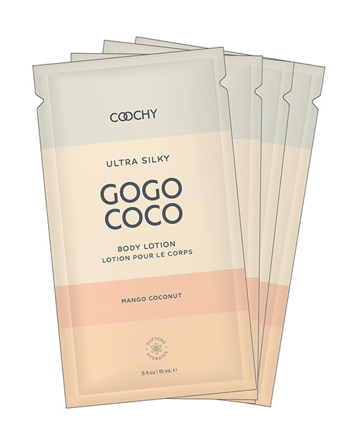 Coochy Body Lotion Bulk Bag Ultra Hydrating Mango Coconut Scent for Silky Smooth Skin and After-Shave Care