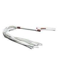 Coquette Pleasure Collection Bondage Whip with Matte Diamond Handle and Vegan Leather Tails for Sensation Play