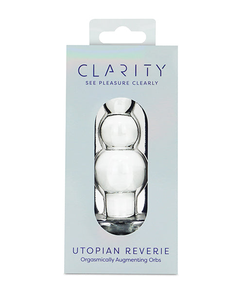 Clarity Glass Dildo with Artistic Utopian Reverie Design