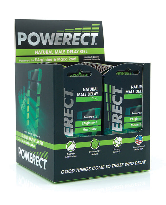 Powerect Delay Serum Natural Topical Blend with L-arginine and Ginseng for Enhanced Male Endurance