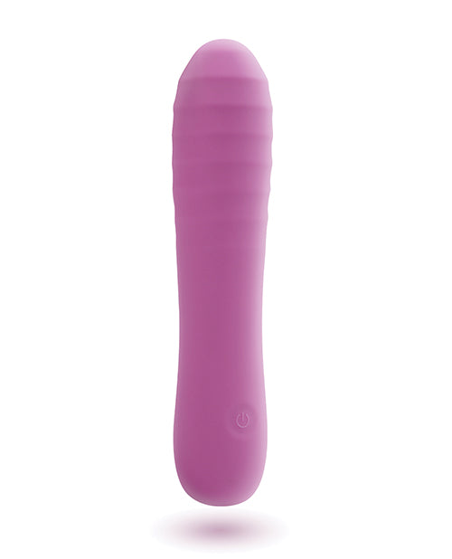 Skins Touch Vibrator with Ribbed Tip and Flexible FeelMe Silicone for Enhanced Pleasure