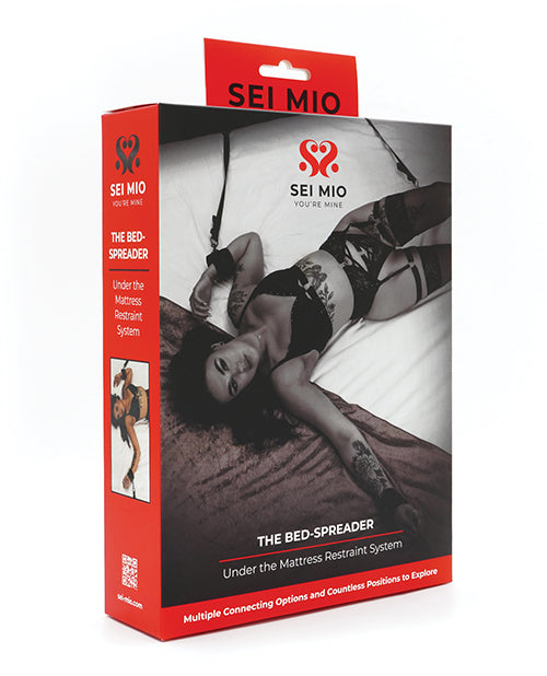 Sei Mio Bondage Restraint System Adjustable Bed Spreader Comfortable Cuffs for Bedroom Restraint Play