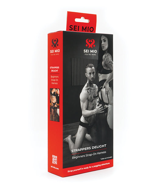 Sei Mio Strap On Harness with Adjustable Straps and Bullet Pocket for Versatile Beginners Pegging Pleasure