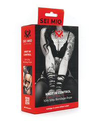 Sei Mio Bondage Rope Silky 10m Length Smooth Texture for Comfortable Restraint Play