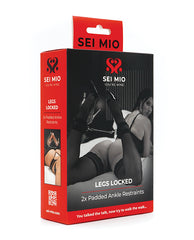 Sei Mio Bondage Restraints Padded Ankle Restraints Adjustable Velcro for Secure and Comfortable Bondage Play