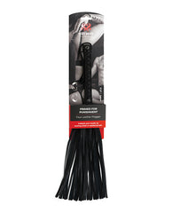 Sei Mio Faux Leather Flogger with Sturdy Ergonomic Handle for Adjustable Sensation Play