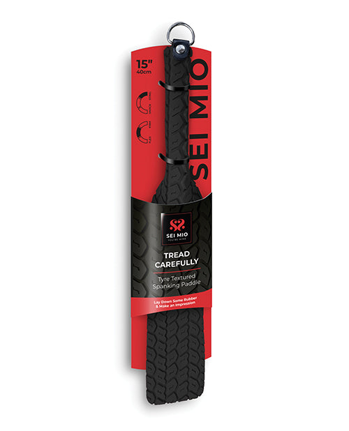 Creative Conceptions Bondage Paddle Double-Sided Vegan Tyre-Texture Design for Spanking and Sensation Play