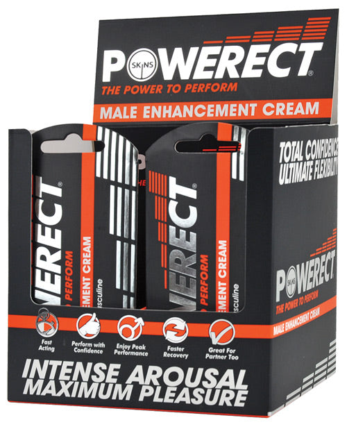 Powerect Arousal Cream Display natural topical enhancement cream with fast-acting formula for male performance support