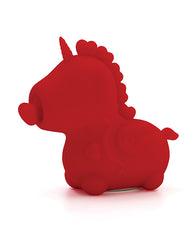 Unihorn Clitoral Stimulator Red Heart-Tongued Swirling Tip Powerful Vibrations for Intense Clitoral Pleasure