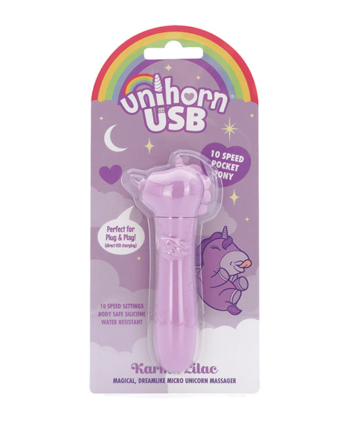 Unihorn Stimulator Karma Lilac Micro USB Bullet Compact Design for Discreet Travel Pleasure