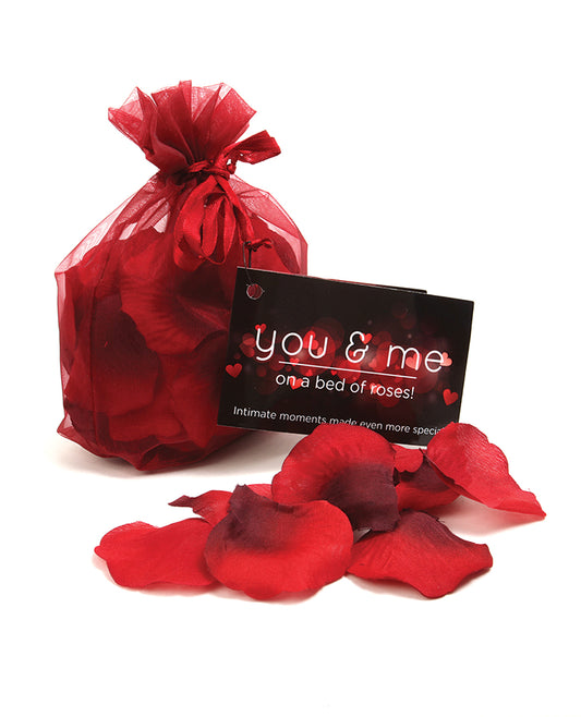 You and Me Setting The Mood Fabric Rose Petals Reusable Romantic Decor for Bedroom or Bath