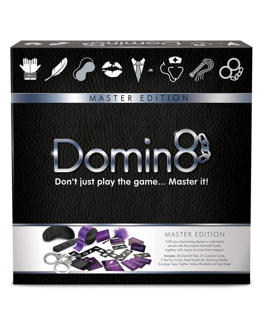 Creative Conceptions Bondage Set Domin8 Master Edition Paddle Handcuffs Blindfold for Couples Role Play