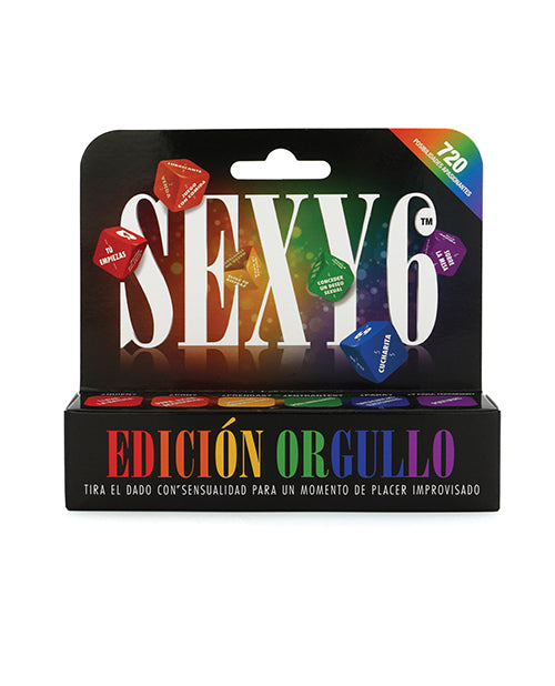Creative Conceptions Games for Romance Pride Edition Spanish Dice Rainbow Colors 720 Combinations for Inclusive Couples Play