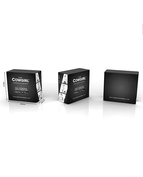 The Cowgirl Unicorn Folding Display Table with custom-fit design and unicorn graphics for secure sex machine presentation