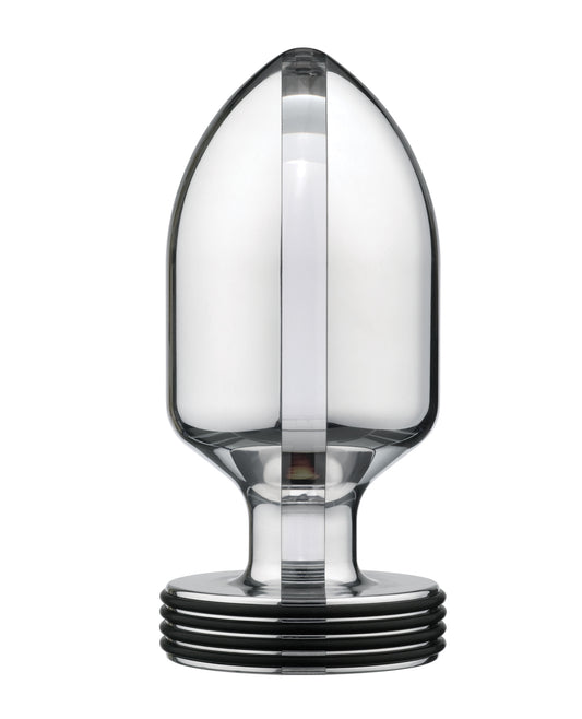 Large Butt Plugs - ElectraStim Stimulator Large Metal Electro Butt Plug Heavyweight Design for Intense Anal Stimulation