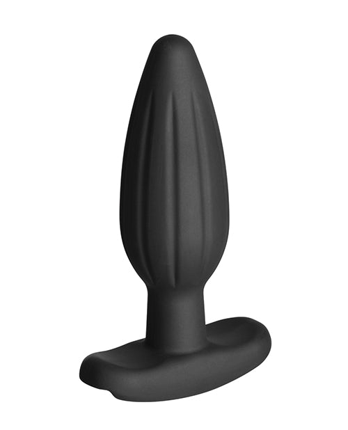 ElectraStim Silicone Noir Rocker Medium Butt Plug with E-Stim Inputs